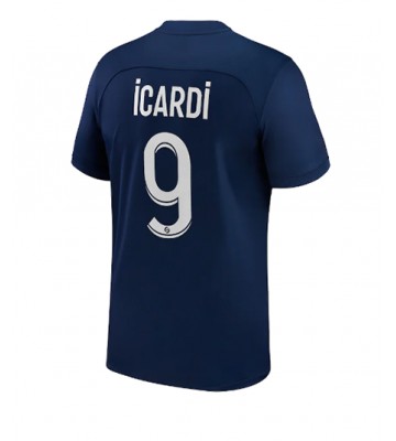 Paris Saint-Germain Mauro Icardi #9 Hjemmedrakt 2022-23 Kortermet